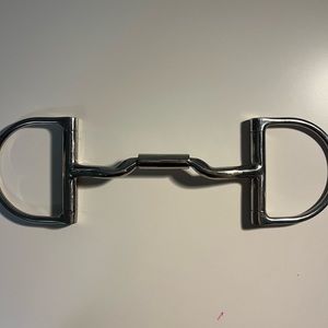 Myler low port comfort snaffle D-ring bit